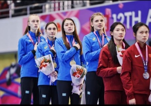 АЗИЯ ЧЕМПИОНАТЫНДА ЭСТАФЕТАДАҒЫ ӘЙЕЛДЕР ҚҰРАМАСЫНЫҢ ЖЕҢІСІ